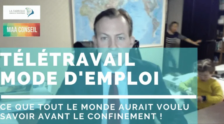 télétravail mode d'emploi