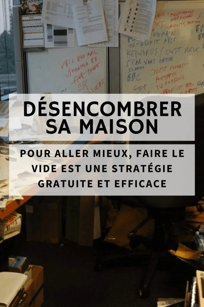 Faire le vide dans sa maison pour aller mieux