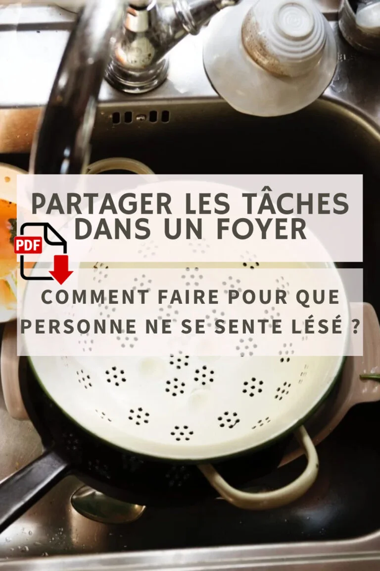 Partager les tâches dans un foyer - Comment faire pour que personne ne se sente lésé ?