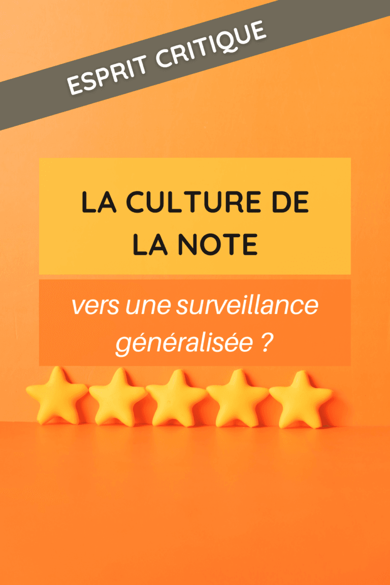 la culture de la note construit une société de surveillance généralisée