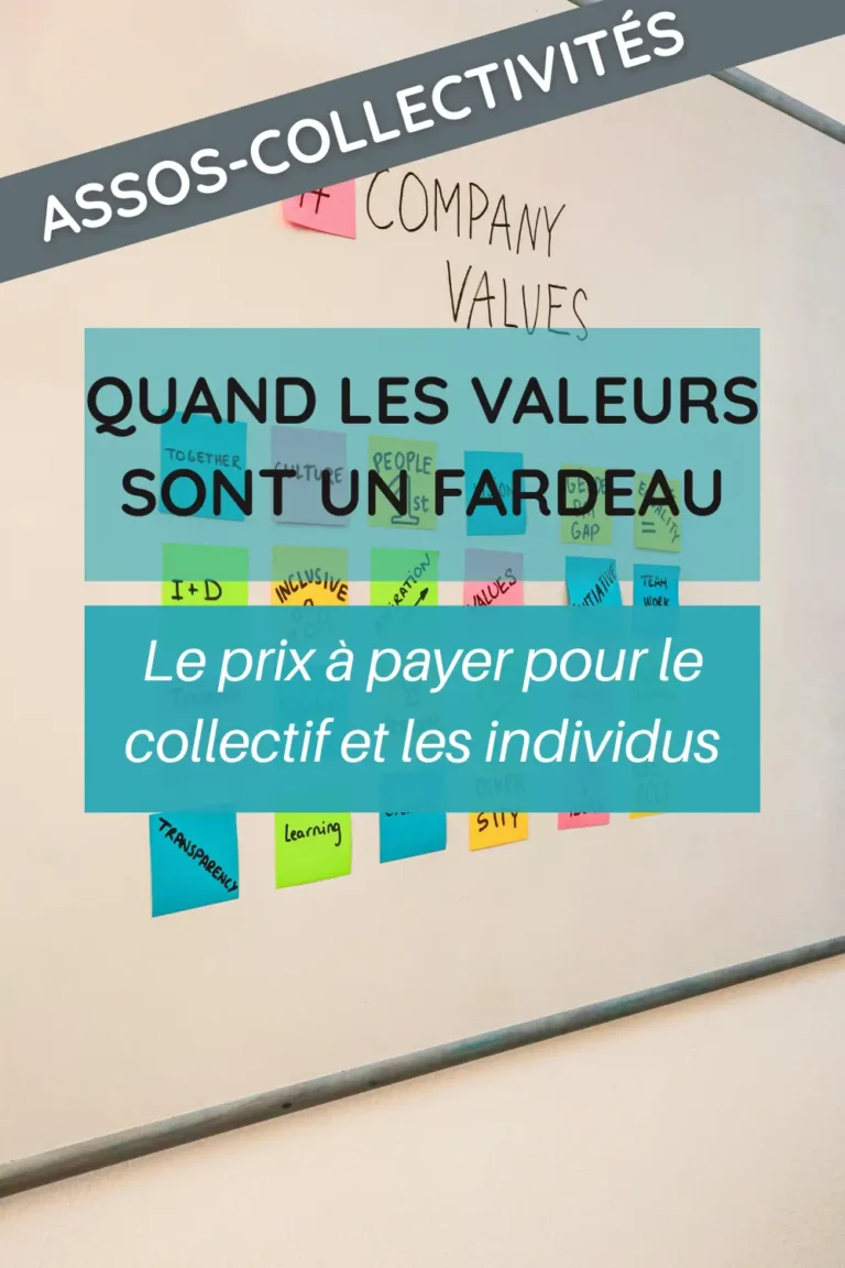 Quand les valeurs deviennent un poids - le prix à payer pour les associations et les individus